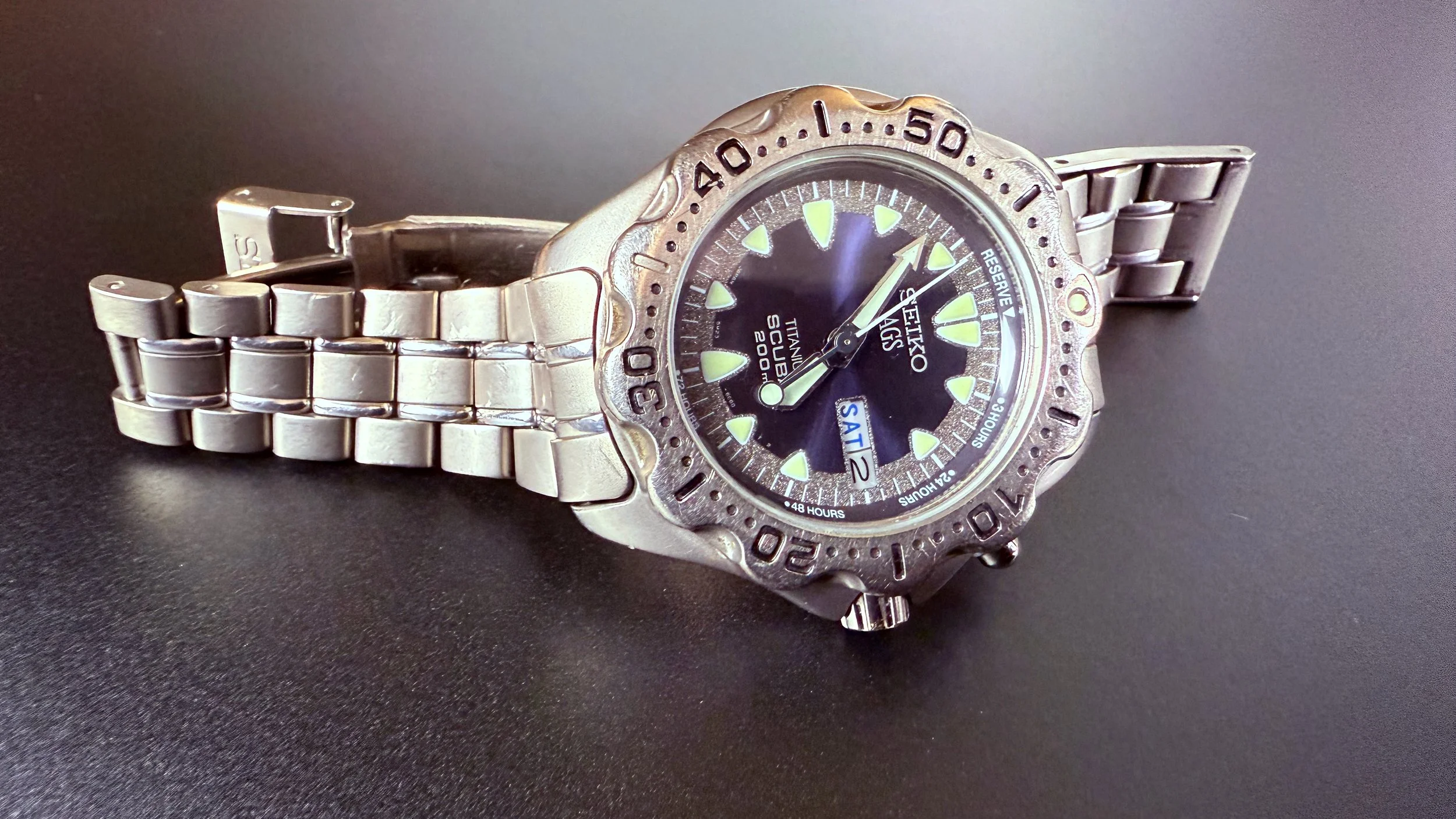 AGS Seiko Scuba 200m 5M23-6B40 5M23 | eBay SEIKO Kanji 6B40 Quartz